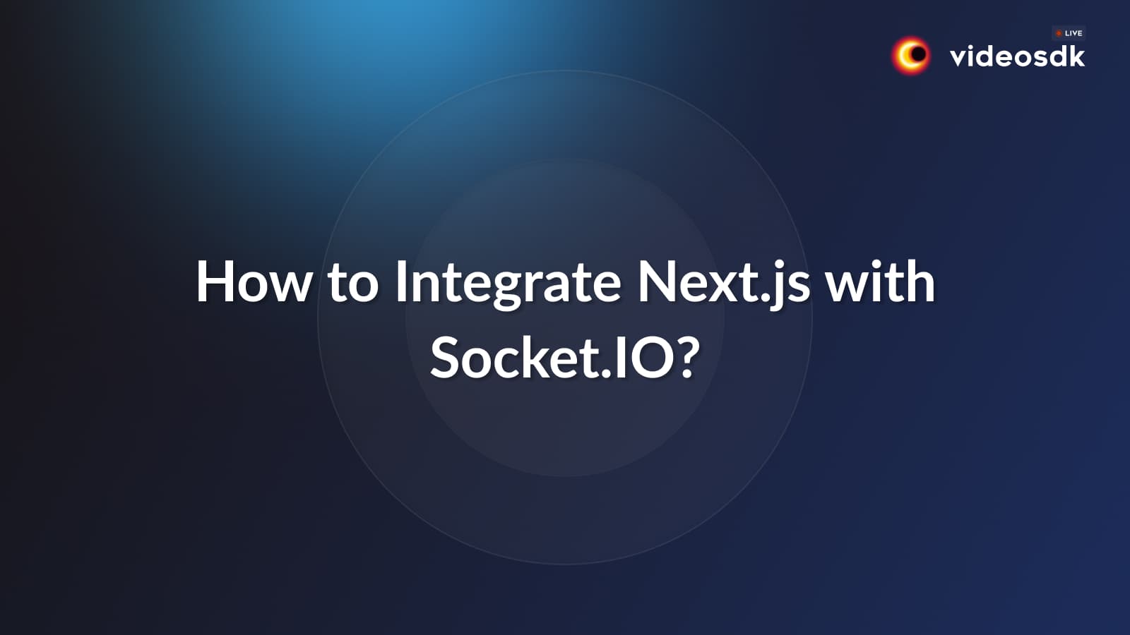 How to Integrate Next.js with Socket.IO?