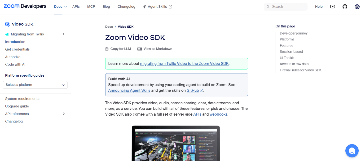 Video SDK Image