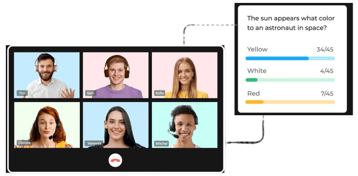 Interactive and Engaging Classroom-like Experience