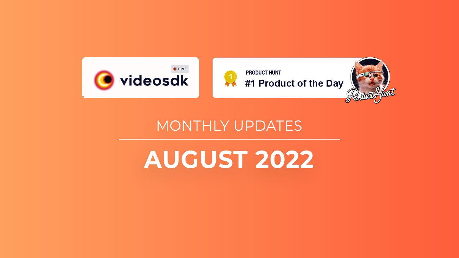 Video SDK August 22' Month Updates for Developers ?