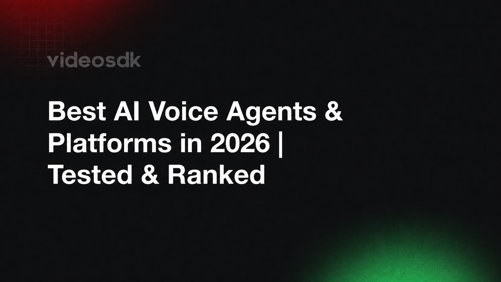 Best AI Voice Agents & Platforms in 2026 | Tested & Ranked Best AI Voice Agents & Platforms in 2026 | Tested & Ranked